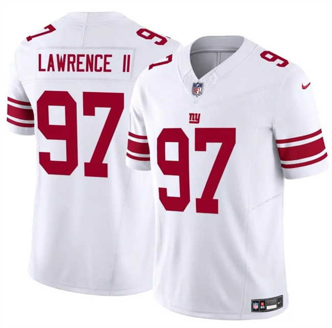 Men's New York Giants #97 Dexter Lawrence II White 2025 F.U.S.E. Vapor Untouchable Limited Stitched Jersey